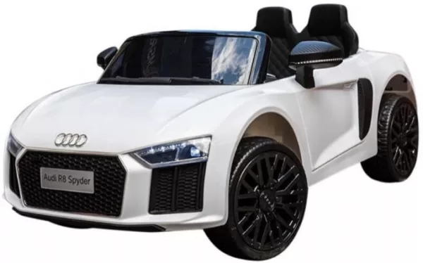 Køb Audi R8 Hvid El bil 12V online billigt tilbud rabat legetøj