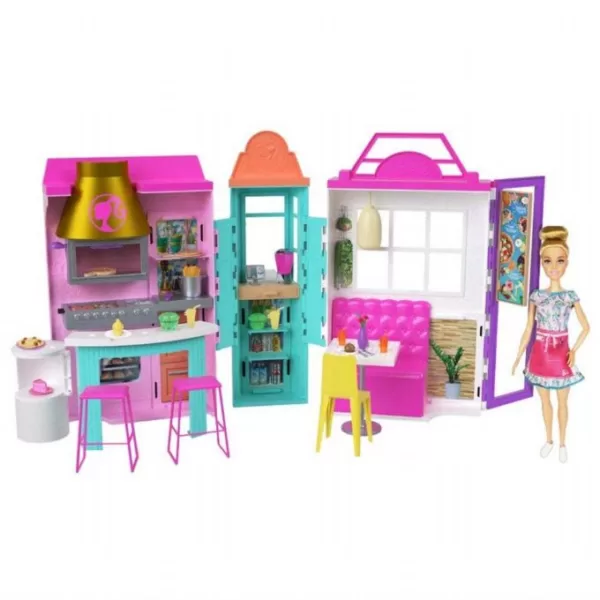 Køb Barbie Dukke m. Restaurant online billigt tilbud rabat legetøj
