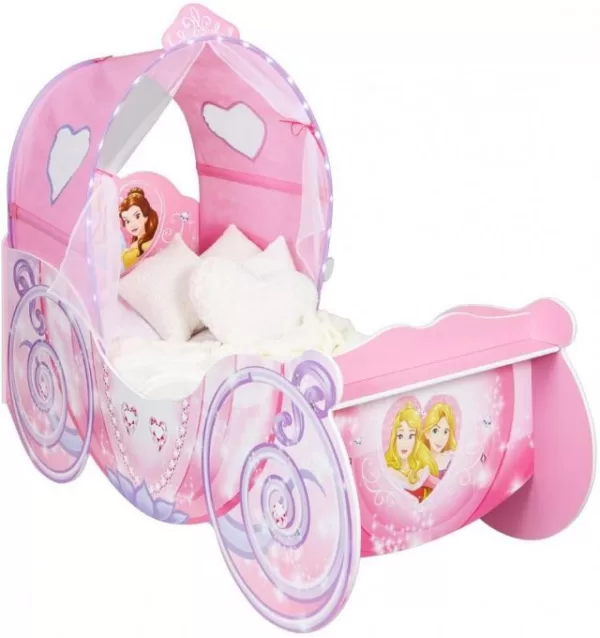 Køb Disney Princess karet juniorseng u. madr online billigt tilbud rabat legetøj