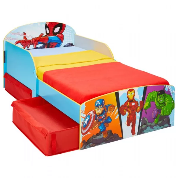 Køb Marvel Avengers Juniorseng u. madras online billigt tilbud rabat legetøj