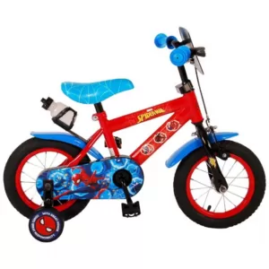 Køb Spiderman Rød Blå Børnecykel 12 tommer online billigt tilbud rabat legetøj